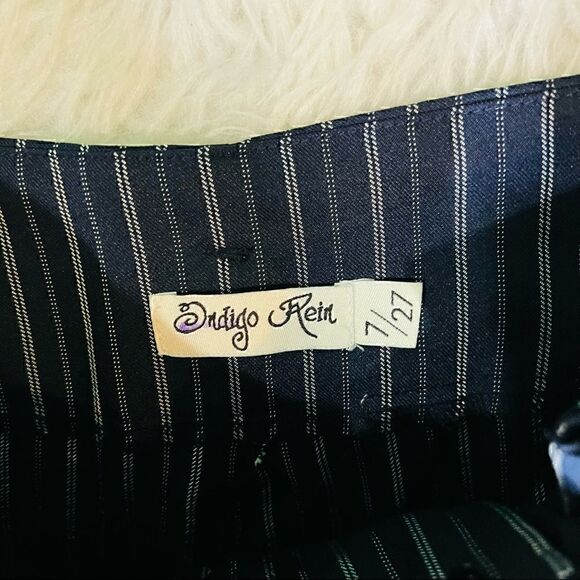 Paper bag high waisted belted style dress pants cropped size 7 - Picture 8 of 11